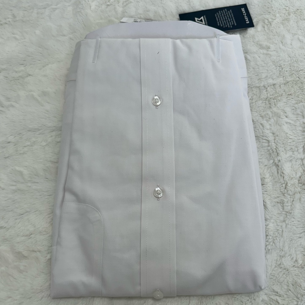 NWT Cutter & Buck Epic Easy Care Fine Twill Mens Long Sleeve Dress Shirt - Picture 4 of 9